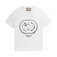 Adult Men's Cotton Simplicity Round Neck Short Sleeve T-Shirt White 849#202450