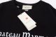 Adult Men's Cotton Simplicity Round Neck Short Sleeve T-Shirt Black 734 #202450
