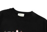Adult Men's Cotton Simplicity Round Neck Short Sleeve T-Shirt Black 765#202450