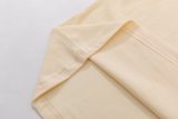 Adult Men's Cotton Simplicity Round Neck Short Sleeve T-Shirt Beige 756#202450