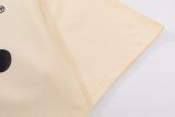 Adult Men's Cotton Simplicity Round Neck Short Sleeve T-Shirt Beige 754#202450