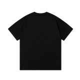 Adult Men's Cotton Simplicity Round Neck Short Sleeve T-Shirt Black 703#202450