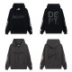 Autumn and Winter Adult Cotton Printed letters Logo casual Long sleeves hoodie Dark Gray 988