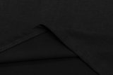 Adult Men's Cotton Simplicity Round Neck Short Sleeve T-Shirt Black 731#202450