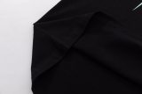 Adult Men's Cotton Simplicity Round Neck Short Sleeve T-Shirt Black 750#202450