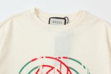 Adult Men's Cotton Simplicity Round Neck Short Sleeve T-Shirt Beige 707#202450