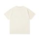 Adult Men's Cotton Simplicity Round Neck Short Sleeve T-Shirt Beige 702#202450