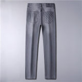 2024 Spring/Summer New Smoke Grey High-end Brand Straight Tube Fashion Handsome Youth Trendy Men's Jeans  G3621