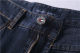 2024 Spring/Summer New Tommy High-end Brand Dark Blue Straight Leg Loose Fashion Handsome Men's Jeans T3516