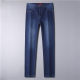 2024 Spring/Summer New B0SS High-end Brand Straight Tube Business Blue Classic Luxury High-grade Men's Jeans  B3519