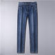 2024 Spring/Summer New Straight Loose Modal Cotton Blue Fashion Versatile Men's Jeans  A3518