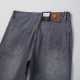 Spring/Summer New High-end Brand Smoke Grey Elastic Comfortable Men's Jeans L711