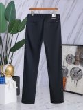 New Spring/Summer Tencel Cotton Twill High Quality Fabric Straight Tube Business Non- ironing Wrinkle-resistant Men's Pants  9916