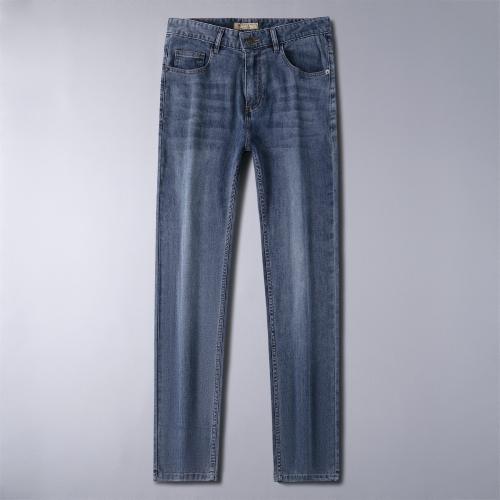 Summer New Modal Cotton Straight Tube High-end Fashionable Handsome High-grade Men's Jeans 3626