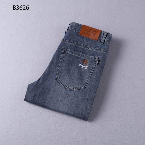 Summer New Modal Cotton Straight Tube High-end Fashionable Handsome High-grade Men's Jeans 3626