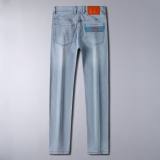 Spring/Summer High-end Brand Light Luxury Style Handsome Trendy Non-ironing Wrinkle-resistant Business Jeans H3603