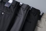Summer New High-end Four-sided Elastic Fabric Straight Tube Fashion Classic Non-ironing Wrinkle-resistant Men's Casual Pants 9913