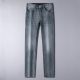 Spring/Summer Vintage Printed Light Luxury Straight Leg Non-ironing Wrinkle-resistant Trendy Jeans D6110