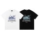 Adult 2024 Summer New Men's Letter Print Casual Short-sleeved T-shirt