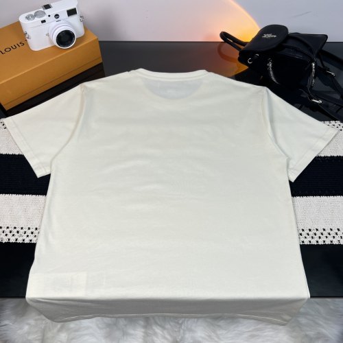 Adult 2024 Spring New Letter Print Short Sleeve T-Shirt White