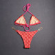 Adult women's split swimsuit bikini Red GU666