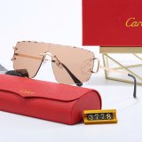 New Unique Wave Edge Pattern Non-independent Lenses High-end Fashion Metal Texture Tourism Sunglasses 3778