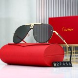 New Metal Texture Curved Design With Gradient Lenses High-end Light-luxury Fashion Travel Sunglasses 27464
