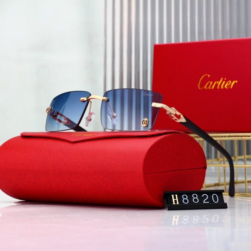2024 Hot-selling Metal Texture Frame Square Lens Light Luxury Elegant Fashion Tourism Sunglasses 8820