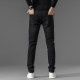 2024 Autumn/Winter New High-end Brand Light Luxury Trendy Straight Men's Casual Pants 702 Black