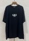 Adult 2024 Spring New Men's Heavy Duty Embroidery Short Sleeve T-Shirt Black
