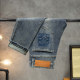 Autumn/Winter New High-end Brand Light Luxury Fashion Straight leg Non-ironing Wrinkle-resistant Jeans B8315