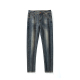 Autumn/Winter New High-end Brand Light Luxury Fashion Straight leg Non-ironing Wrinkle-resistant Jeans B8315