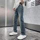 2024 Autumn/Winter New Archaeopteryx High-end Brand Light Luxury Blue Non-ironing Wrinkle-resistant Straight-leg Jeans 8810