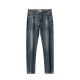 Autumn/Winter New High-end Brand Light Luxury Fashion Straight-leg Non- ironing Wrinkle-resistant Jeans M83073