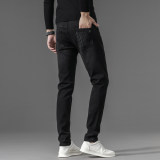 2024 Autumn/Winter New High-end Brand Light Luxury Trendy Straight Men's Casual Pants 702 Black