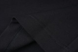 Summer Men's Adult 3D LOGO Printed Cotton Shorts Black 719#202468