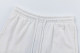 Summer Men's Adult Fashion Double-sided Printing Cotton Shorts White T08#202478