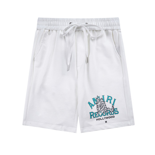 Summer Men's Adult Fashion Prints Cotton Sweat Shorts White 731#202468