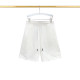 Summer Men's Adult Fashion Double-sided Printing Cotton Shorts White T09#202478
