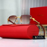 Panthere 2024 New Retro Style High-end Brand Gradient Lenses Simple Fashionable Business Sunglasses 525