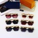 Eege Simple Fashionable Chain-like Gold Textured Frame Travel Versatile Sunglasses 9258
