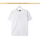 2024 Summer New Unisex Fashion Full Printed Logo Jacquard Double Yarn Flocked Short Sleeve T-Shirt White T2068#202460