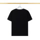 2024 Spring/Summer New Unisex Simple Embroidered Cotton T-Shirt Black T2057#202458