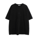 Summer New Simple Wild Loose Cotton Short-sleeved T-shirt Black 8061#202368