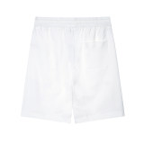 2024 Summer New Men's Adult Fashion Prints Cotton Sweat Shorts White 723#202468