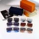 Rise Square Enlarged Gradient Color Lenses Metal Texture Frame Trendy Versatile Sunglasses 8825