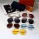 Millionaires Gradient Color Lenses with Metallic Texture Trendy Versatile Sunglasses 8809