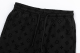 2024 Summer New Men's Adult Fashion Full Print Logo Cotton Sweat Shorts Black T04#202478