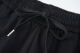 2024 Summer New Men's Adult Fashion Prints Cotton Sweat Shorts Black 725#202468