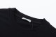 Summer Simple Letter Embroidery Cotton Round Neck T-Shirt Black T2026#202358